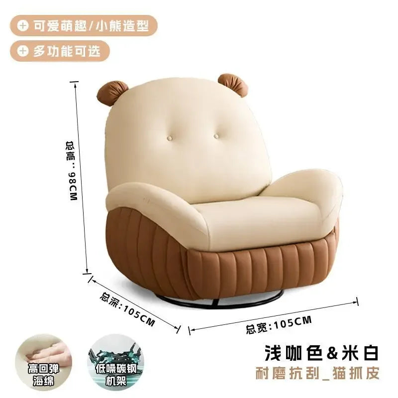 Electric single sofa, home living room leisure recliner