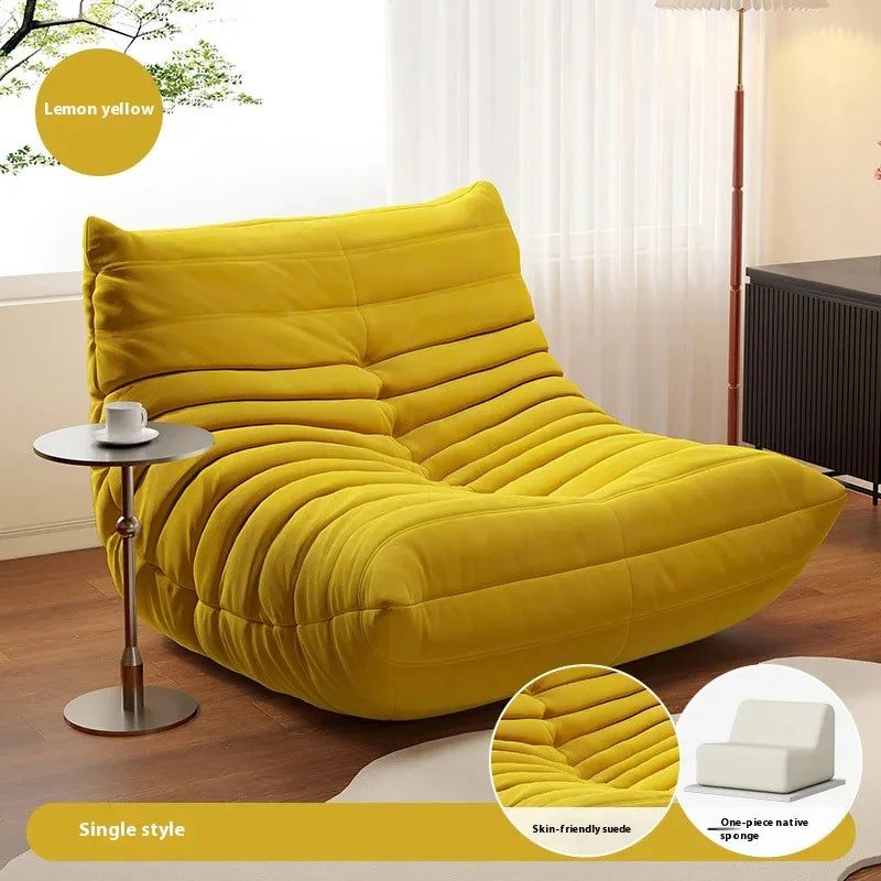 Modern Double Lazy Sofa Living Room Minimalist Relaxing Recliner Sofa Puff Comfortable Salas Y Sofas Muebles Rooam Decor