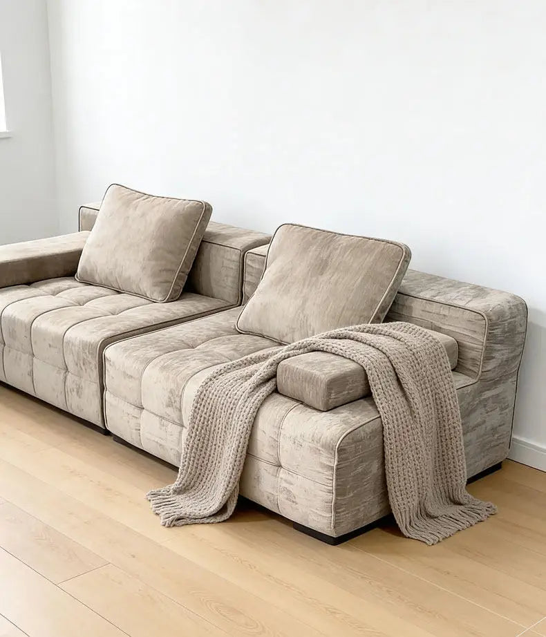 Vacuum Compressed Sofa Living Room Decoration Armchairs Fabric Sponge Sofa Lazy Modern Lounge Boneless Couch Hotel Furniture