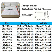 1PC Soft Fibre Waterproof Mattress Cover Thickened Breathable Diaper Proof Foldable Household