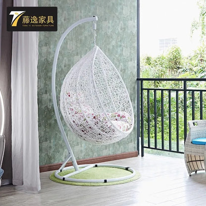 Hanging basket Rattan chair Internet celebrity hammock Indoor household Double rocking chair Balcony Chlorophytum