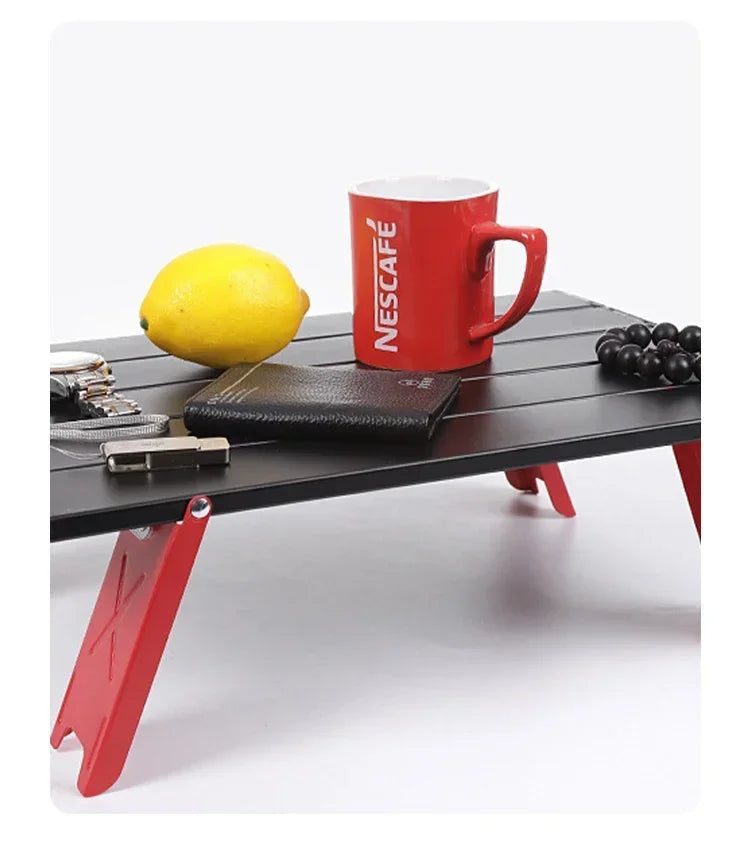 Portable Outdoor Beach Table Ultralight Foldable Camping Table Mini Aluminum Table Garden Party Trip Hiking Table