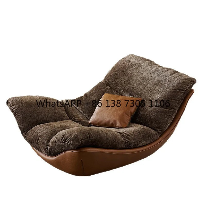 Italian minimalist living room couple double sofa recliner advanced reclining sleeping lazy sofa down