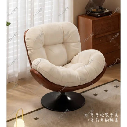 Lazy Sofa Rotating Egg Chair Rocking Recliner for Balcony Home Leisure