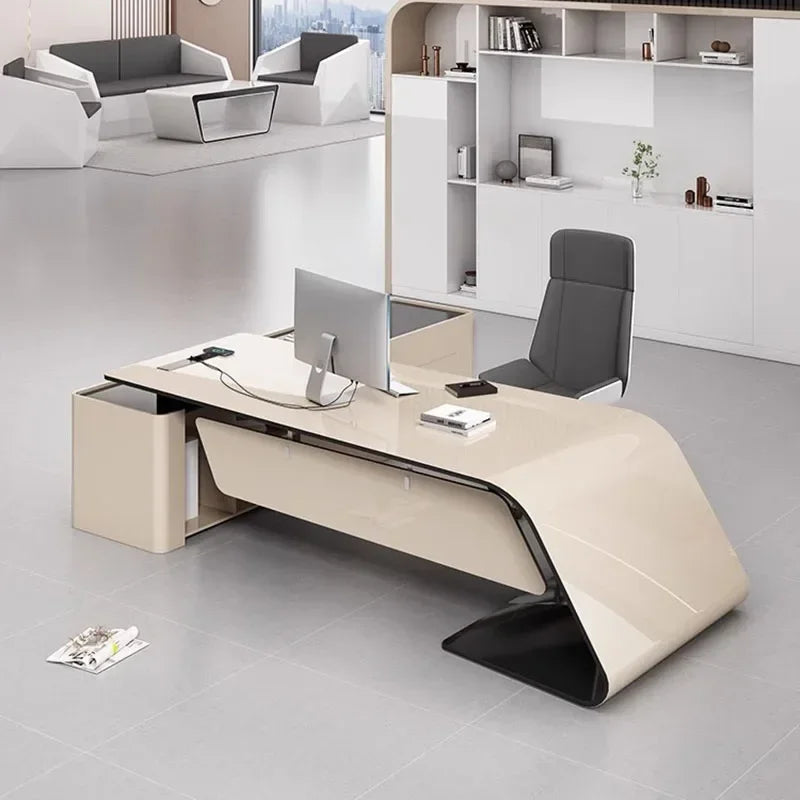 Reliable Writing Study Meeting Office Desks Luxury Drawers Vanity Storage Office Desks Corner Escritorios De Oficina Office Furn