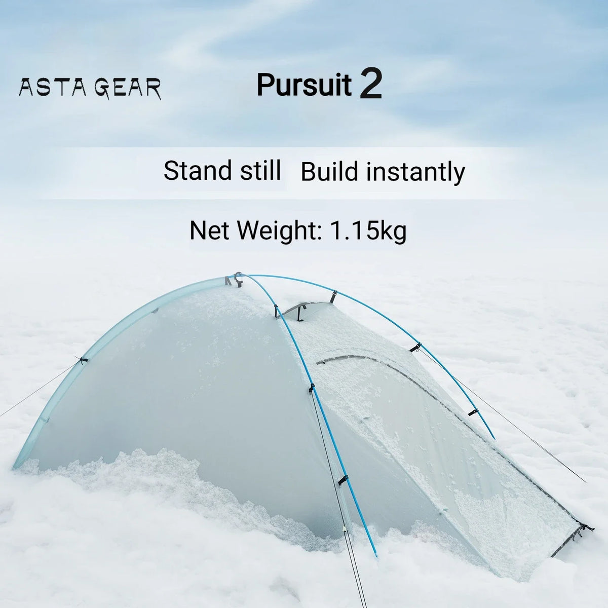 2 Person Ultralight Backpacking Tent Waterproof 3000mm 10D Nylon Double Layer Windproof Tent Camping Hiking Trekking Outdoor