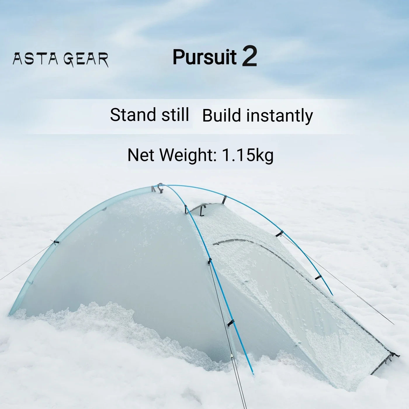 2 Person Ultralight Backpacking Tent Waterproof 3000mm 10D Nylon Double Layer Windproof Tent Camping Hiking Trekking Outdoor