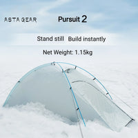 2 Person Ultralight Backpacking Tent Waterproof 3000mm 10D Nylon Double Layer Windproof Tent Camping Hiking Trekking Outdoor