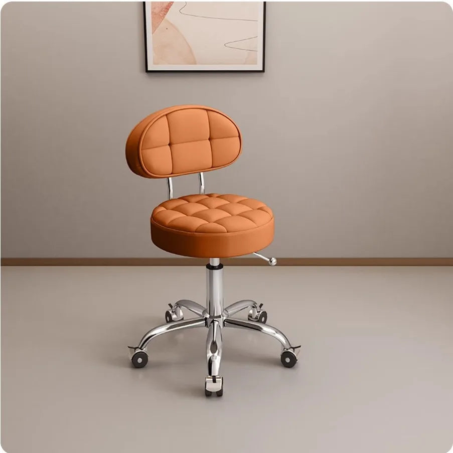 household goods Big work stool hair cutting chair rotating lifting round stool pulley hair salon special beauty stool