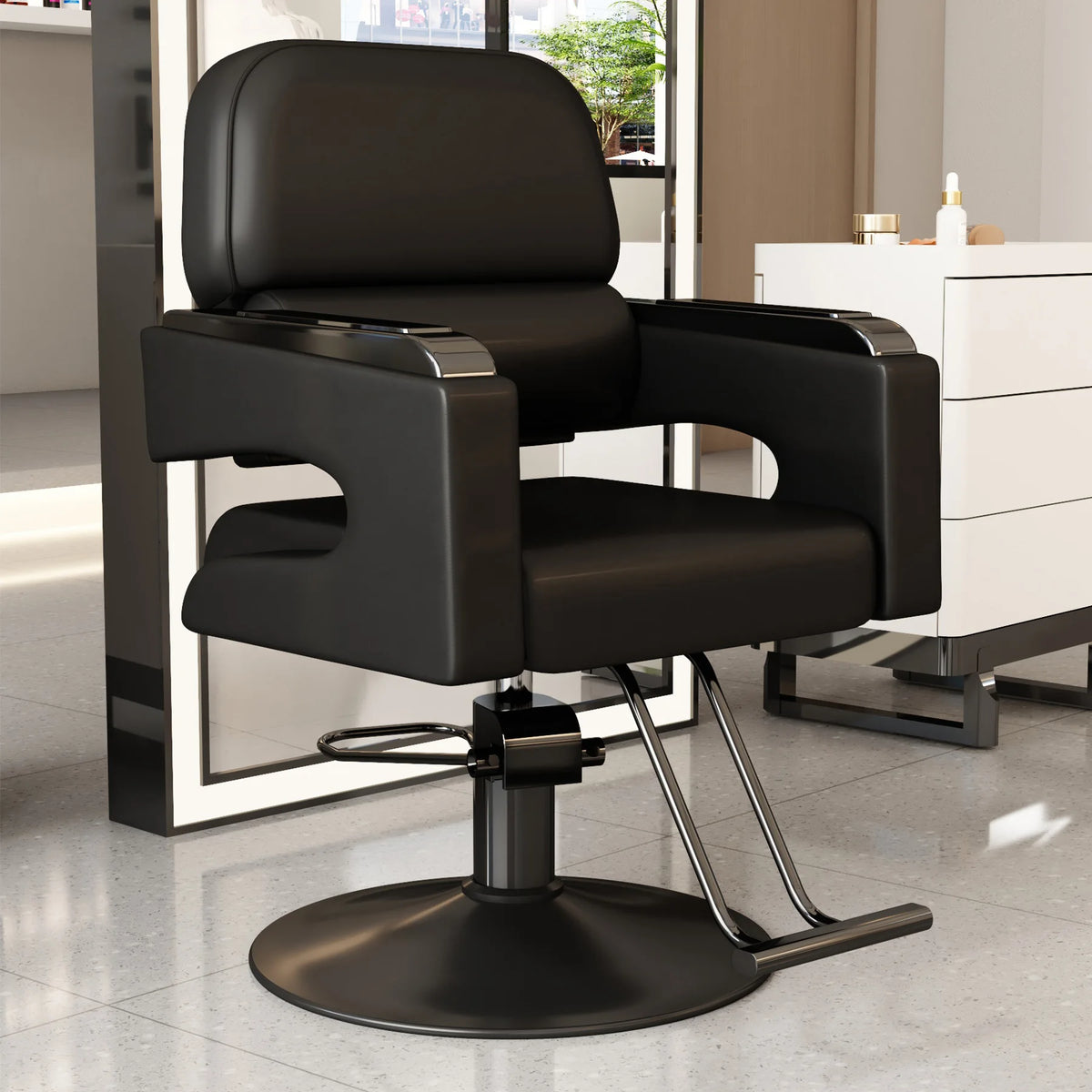 Creative Luxury Barber Chairs Modern Simple Style Minimalist Salon Chairs Space Saving Italian Friseurstuhl Salon Furniture