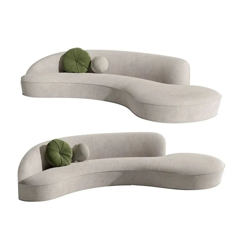 YFY Curved Sofa Living Room Hotel Lobby Rest Area Booth