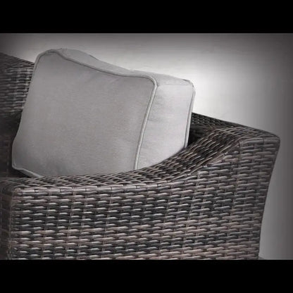 Outdoor Swivel Patio Chair with Cushions - Comfortable Seating, Fully Assembled and Ready for Relaxation