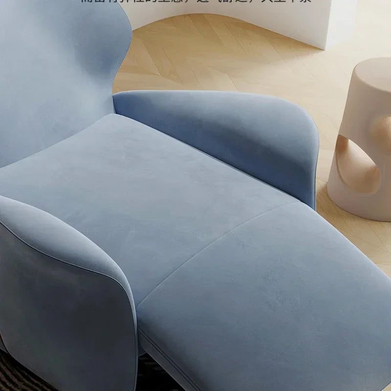 #sModern Living Room Sofa Fabric Pillows Velvet Floor Arm Recliner Sofas Lounge Single Luxury Moveis Para Casa Home Furniture