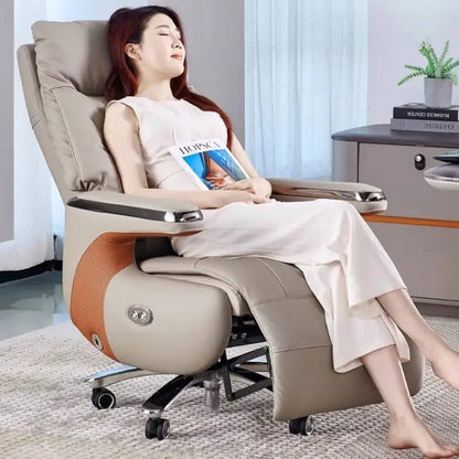 Comfy Armrest Wheels Office Chair Luxury Elegant Ergonomic Recliner Gaming Chairs Design Relaxing Sillas De Oficina Furniture