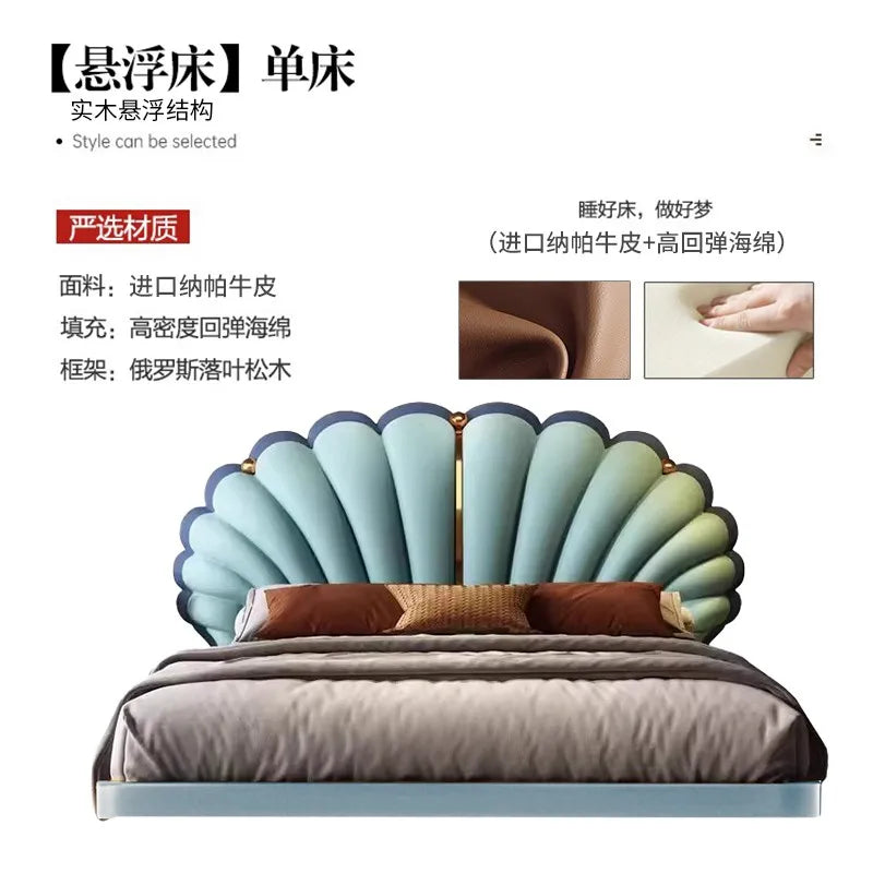 Luxury Upholstered Bed Upholstered Queen Size Minimalist Double Bed French Nightstands Camas De Dormitorio Bedroom Accessories