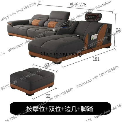 ZHOffice Nordic Modern Living Room Sofas Relaxing European Recliner Sofas Floor Massage Creative Schlafsofa Postmodern Furniture
