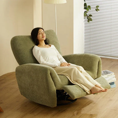 *lazy sofa Space reclining rocking chair Living room reclining and sleeping chenille leisure chair