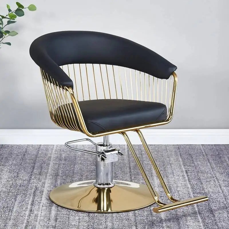 High end, stainless steel, dining chair, single sofa chair designer