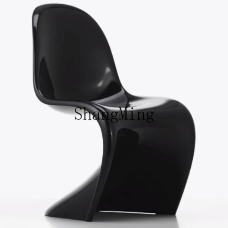 LXY simple household modern small apartment FRP electroplating armrest dining chair household leisure chair