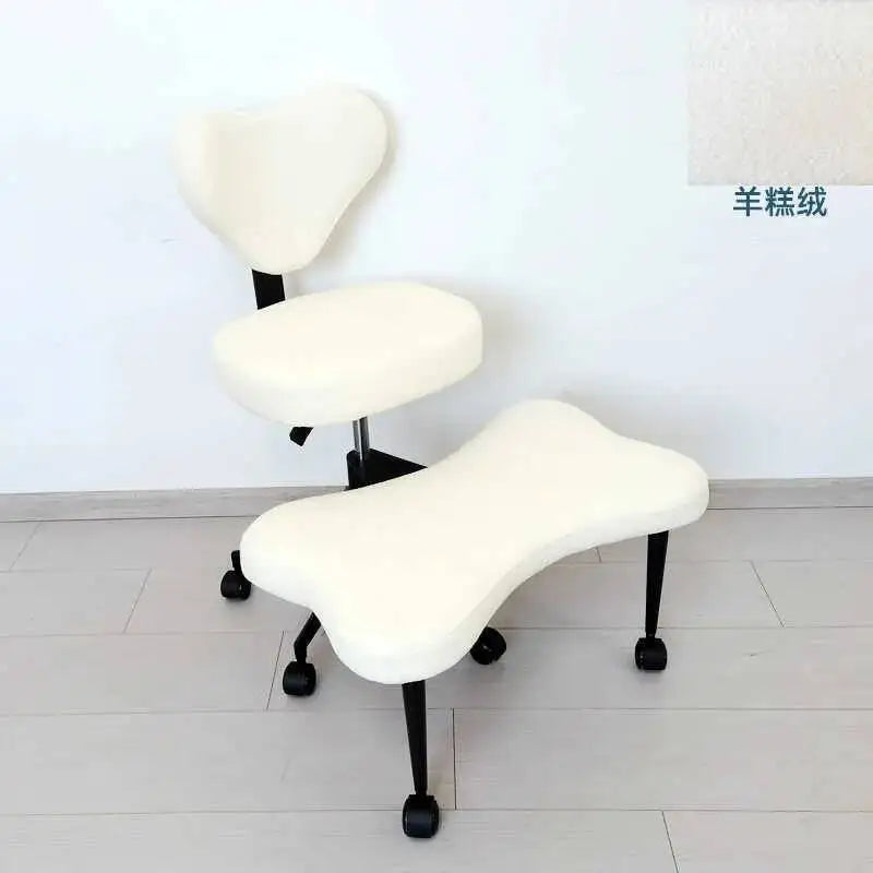 Cross Legged Office Chair – Meditation Seat with Lumbar Support for Desk Work, Yoga & Mindfulness Comfortable & Space-Saving