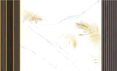 beibehang papel de parede Customized Nordic retro plant leaves, modern minimalist geometry, TV background wallpaper