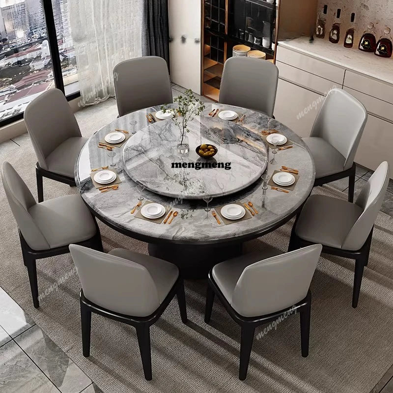 Mid Century Marble Dining Table Nordic Round Chairs Service Lounge Dining Table Designer High Mesas De Comedor Kitchen Furniture