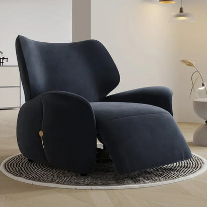 Single-Seat Sofa Stoel Stof Vrijetijdsstoel Woonkamer Licht Luxe Designer Elektrische Functionele Fauteuil