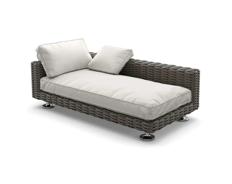 Outdoor leisure sofa, courtyard balcony, coffee table combination, outdoor outdoor garden, rattan woven leisure furniture