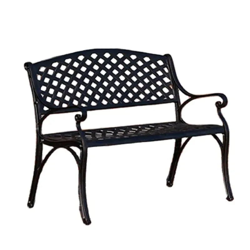 Cast Aluminum Outdoor Furniture Outdoor Bench in Garden