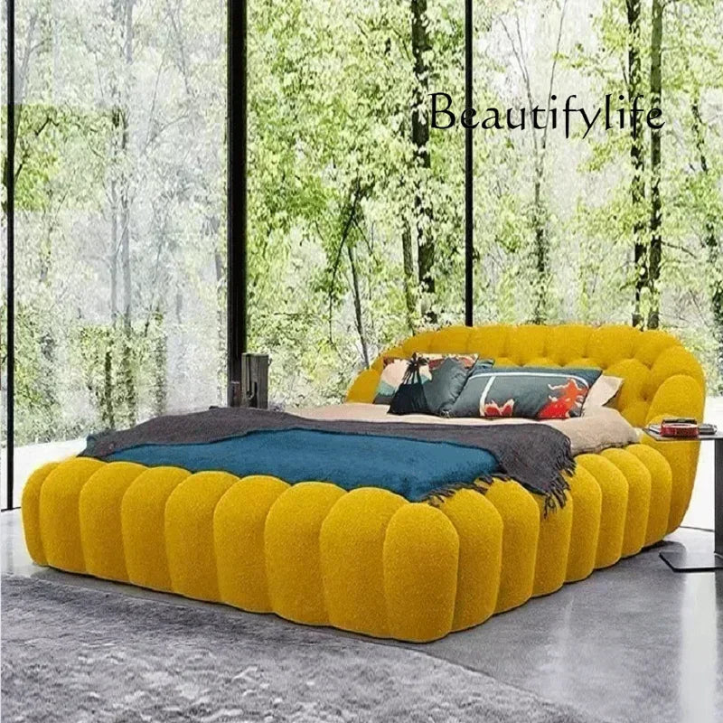 Double Modern Bed Bedroom Girls Design Sex Multifunctional Beauty Bed Sun Sleeping Princess Portable Beliche Trendy Furniture