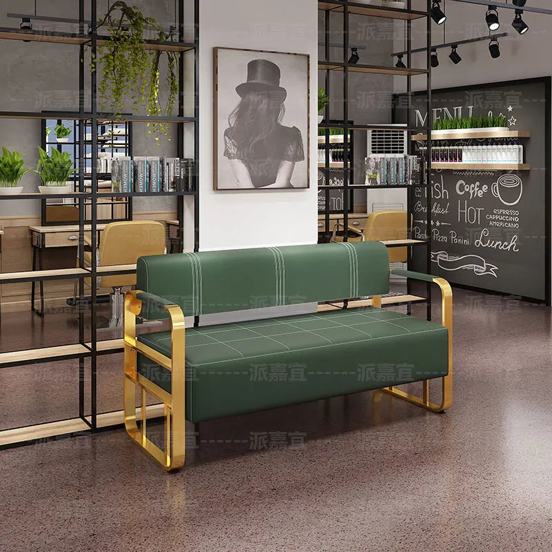 Office reception Small apartment sofa Barber shop Waiting chair Rental house Clothing beauty