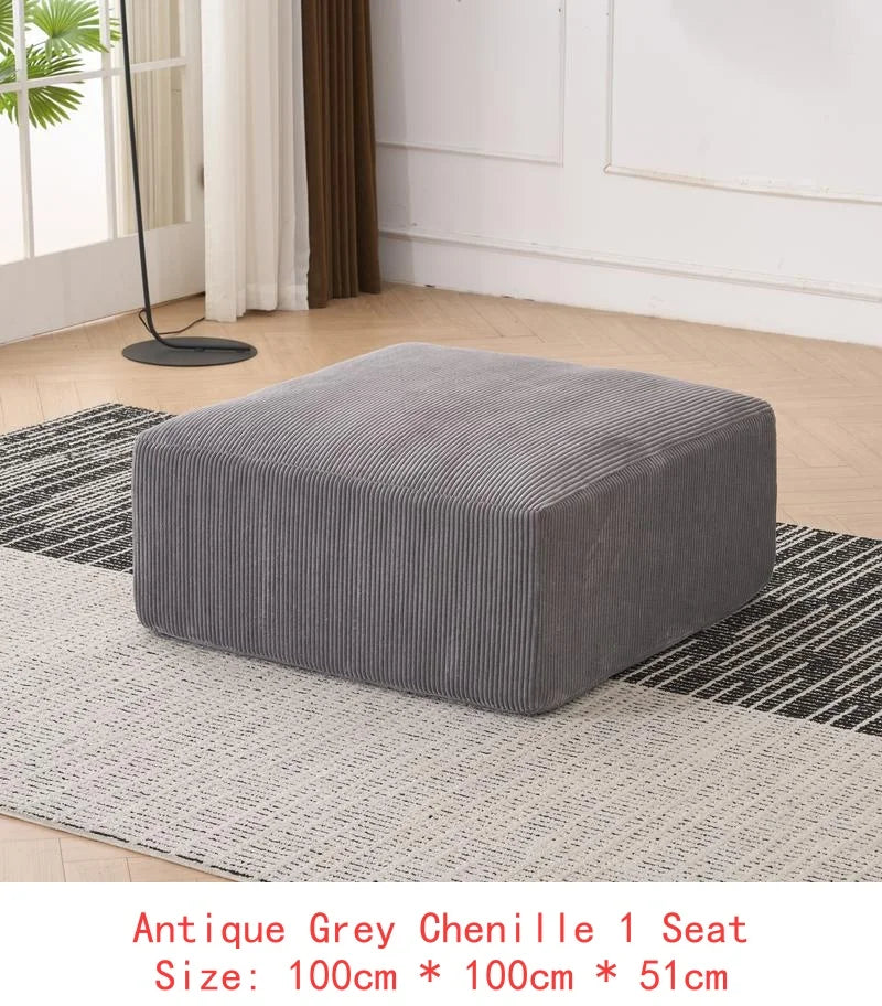 Modular U-Shaped Boneless Sectional Sofa for Living Room - 113