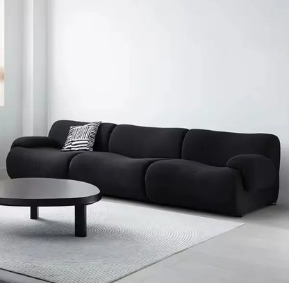 Modern European Sofa Set Designs Luxury Furniture Living Room One Seat/Two Seat/Three Seat Vacuum Compressed Sofa with 2 Pillow