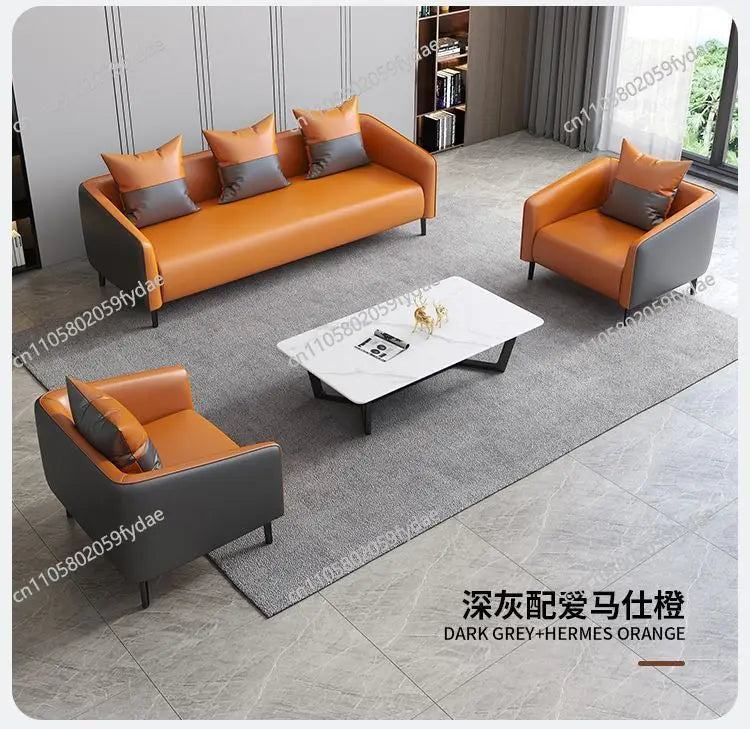 Office sofa simple modern light luxury beauty salon rental room hotel apartment small apartment sofa