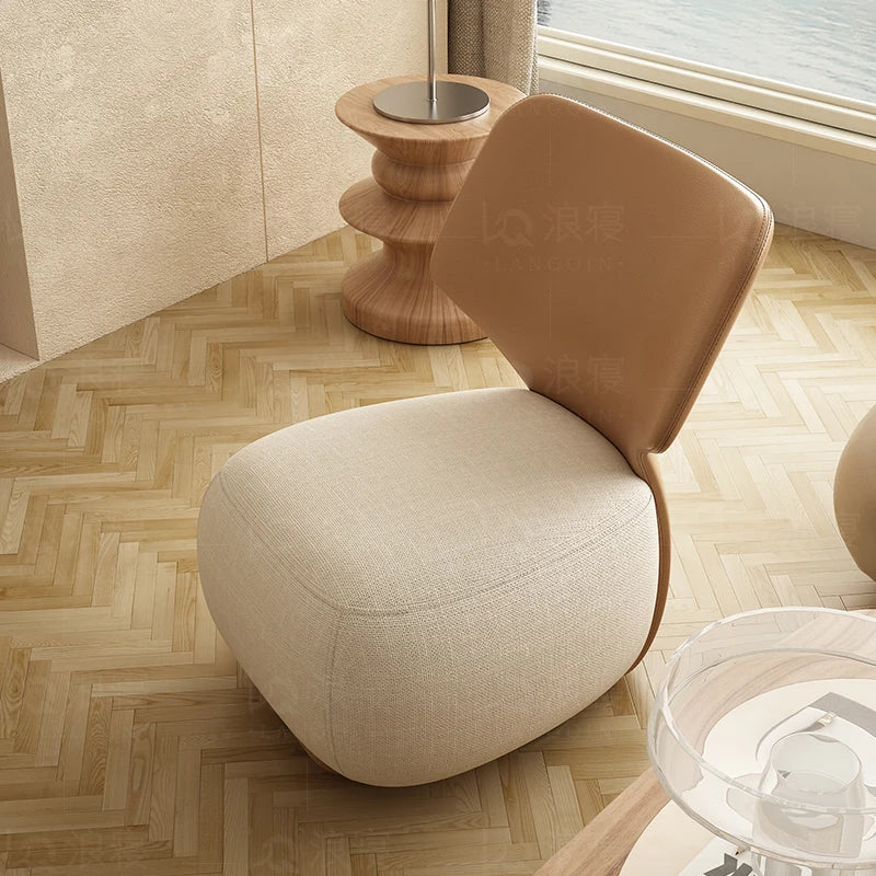 European Comfort Living Room Chairs Swivel Nordic Single Comfy Lounge Chairs Adult Bedroom Relaxing Sillas De Sala Furniture