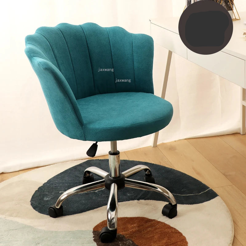 Nordic Leisure Backrest Computer Chair Luxury Bedroom Armchair Modern Office Chair Living Room Furniture Swivel Chair L K