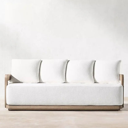 Sofa cover American teak sofa balcony garden modern combination leisure aluminum alloy outdoor