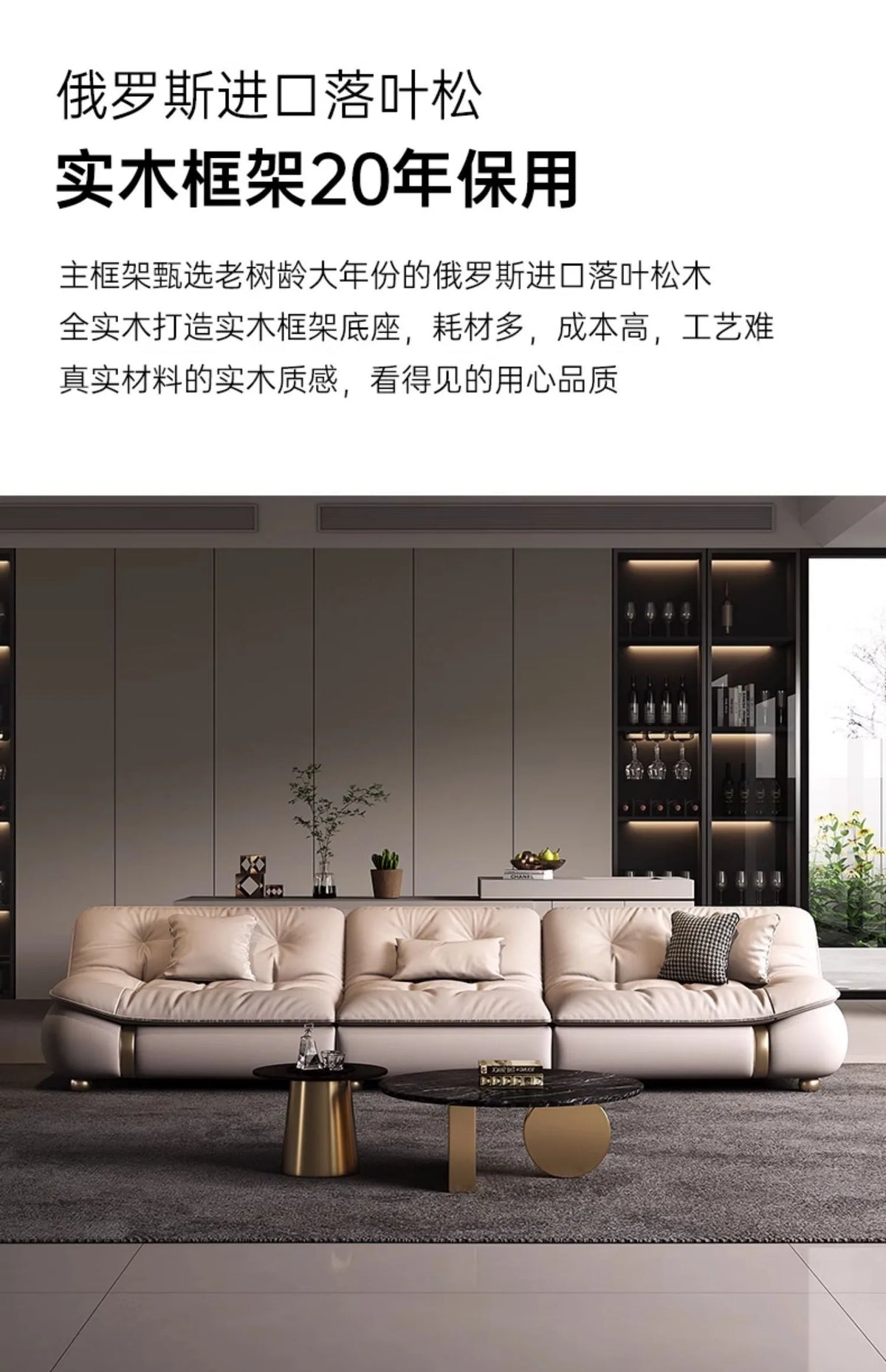 Aesthetic Classic Living Room Sofas White Real Leather Luxury Soft Sofa Lounge Lazy Modern Woonkamerbanken Furniture For Home