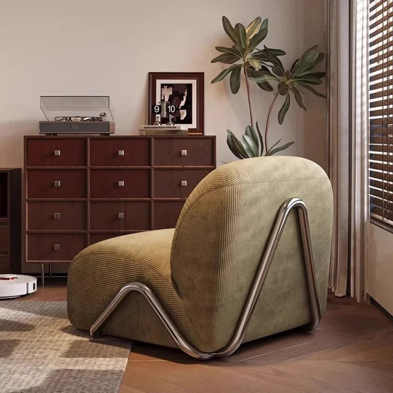 Office Fashion Living Room Sofas Personality Relax Retro Leisure Living Room Sofas Designer Simplicity Furniture Sedia Lssfy