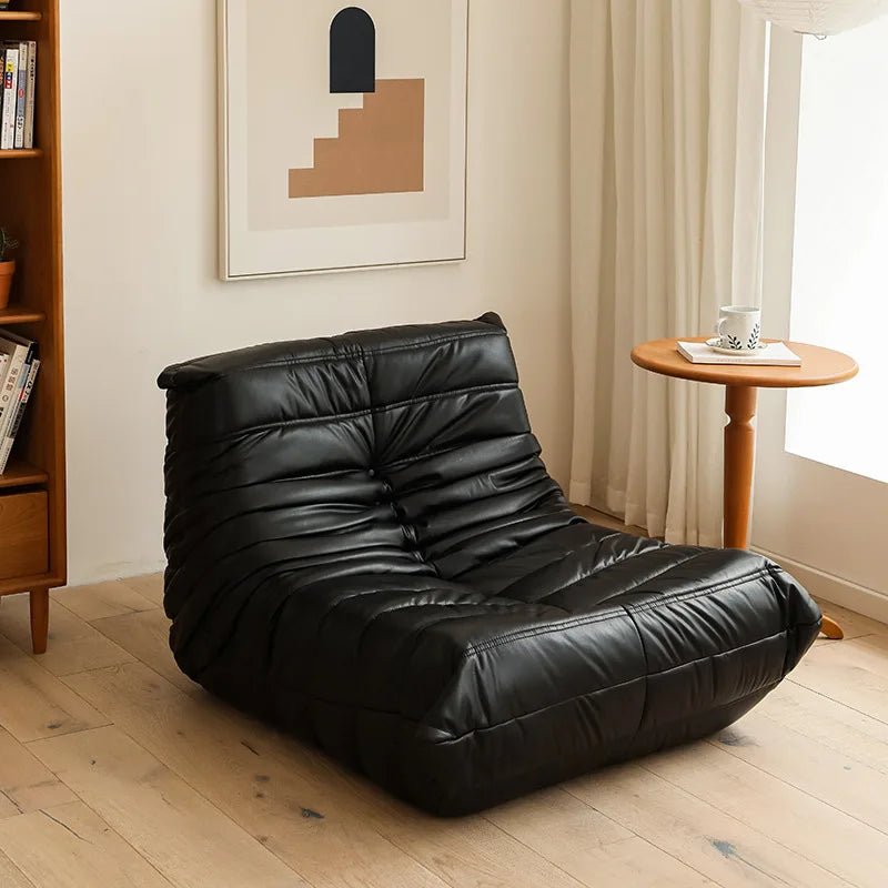 Lazy sofa single leisure chair modern simple technology leather ins