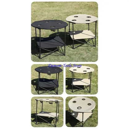 57BE Portable Plastic Folding Table Quick Assembly Water Resistant for Outdoor Use