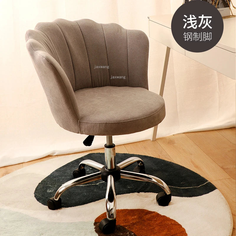 Nordic Leisure Backrest Computer Chair Luxury Bedroom Armchair Modern Office Chair Living Room Furniture Swivel Chair L K
