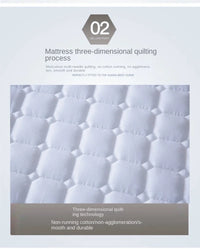 Antibacterial Cotton Mattress Non-Slip Mat Hotel Thin Mattress Protective Pad Student Dormitory Bed Cotton-Padded Breathable