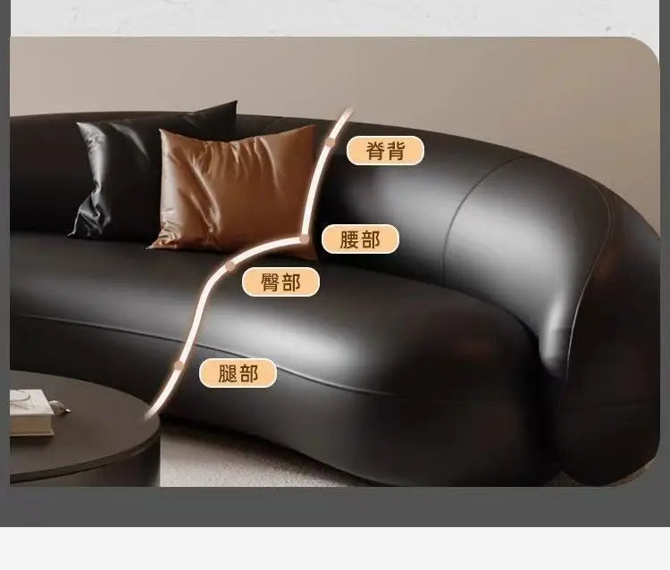 Minimalist Luxury Sofa for Living Room Small Space Lounge Waiting Area Seating