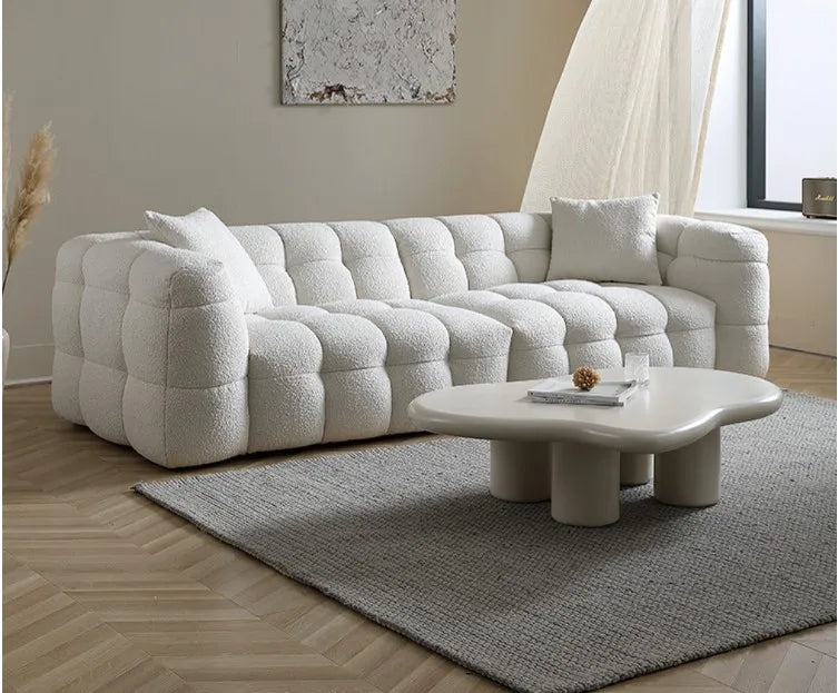 Minimalist Waterproof Living Room Sofa Modern Couch Elegant Relaxing Living Room Sofa White Puff Sofy Do Salonu Home Furniture