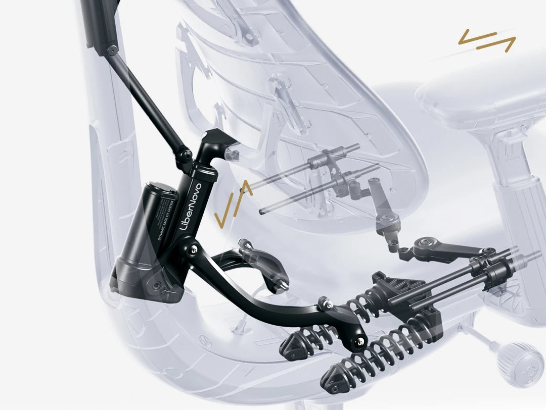 LiberNovo Omni Dynamic Ergonomic Chair Game Chair, Dynamic Ergonomic Chair, Computer Chair with Battery