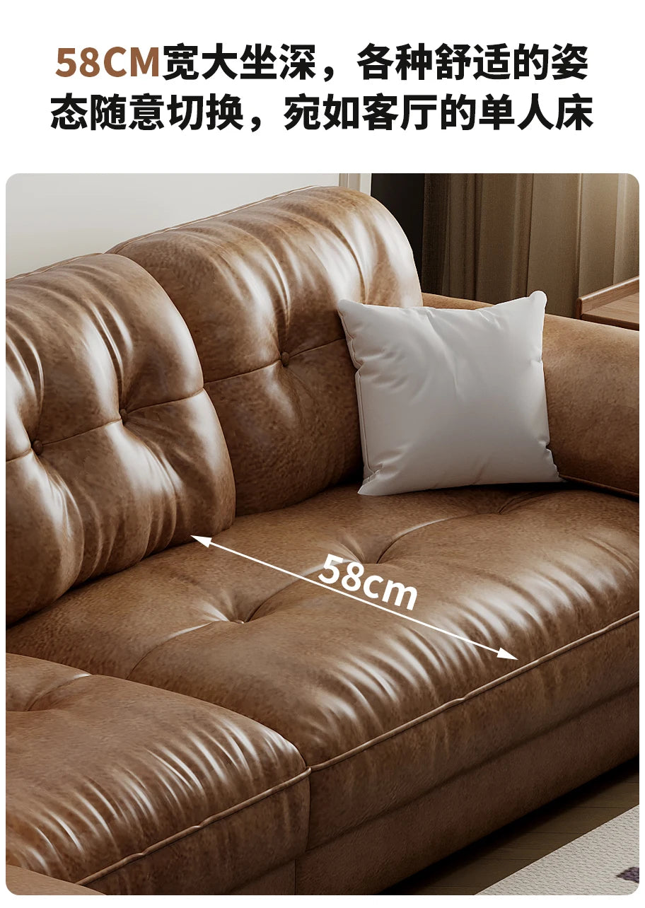 Leather Corner Living Room Sofas Armchair Minimalist Lazy Lounge Living Room Sofas Hallway Designer Muebles Postmodern Furniture