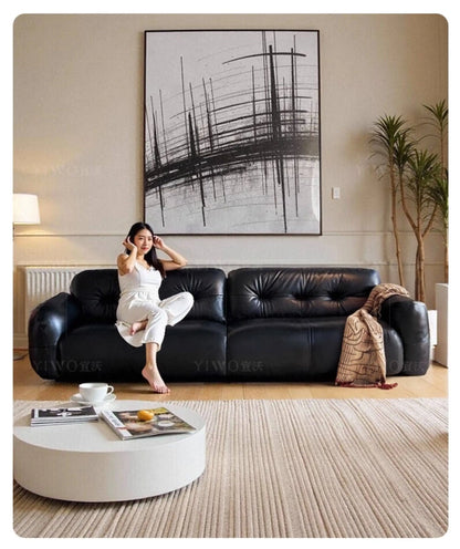 200 220 240 260 280 300 320 340 360 380 400 cm Luxury cowhide genuine leather sofa couch living room sofas Armchair furniture