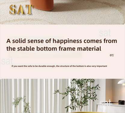 Cream Single Sofa Chair Balcony Light Luxury Chair Tea Table Combination Beauty Salon Rest Area Reception Negotiation Chair