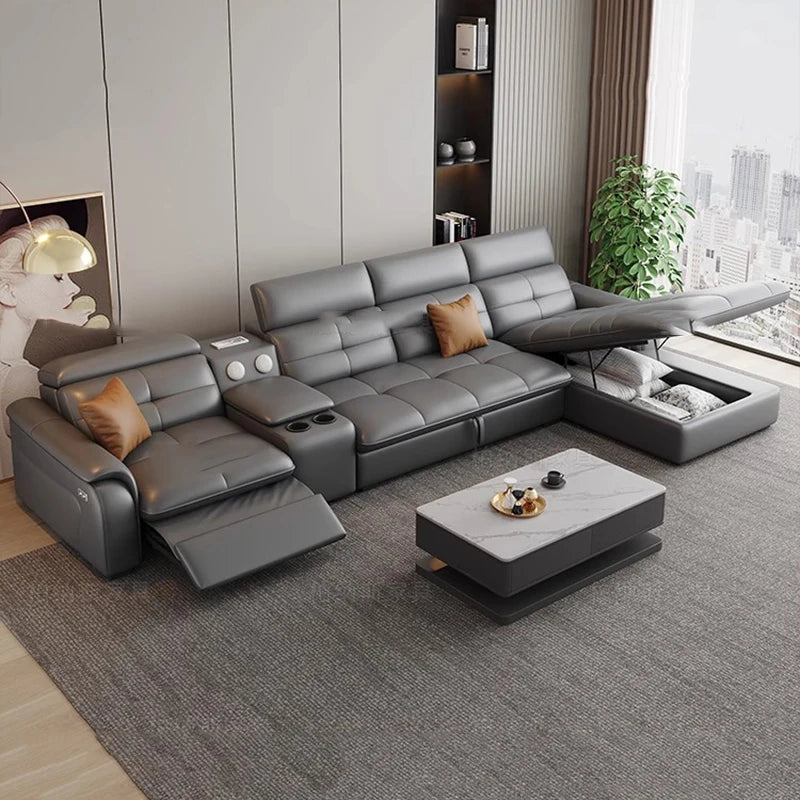Italian Modern Sofas Minimalist Living Room Electric Lazy Sofas Relax Armchairs Apartment Articulos Para El Hogar Accessories